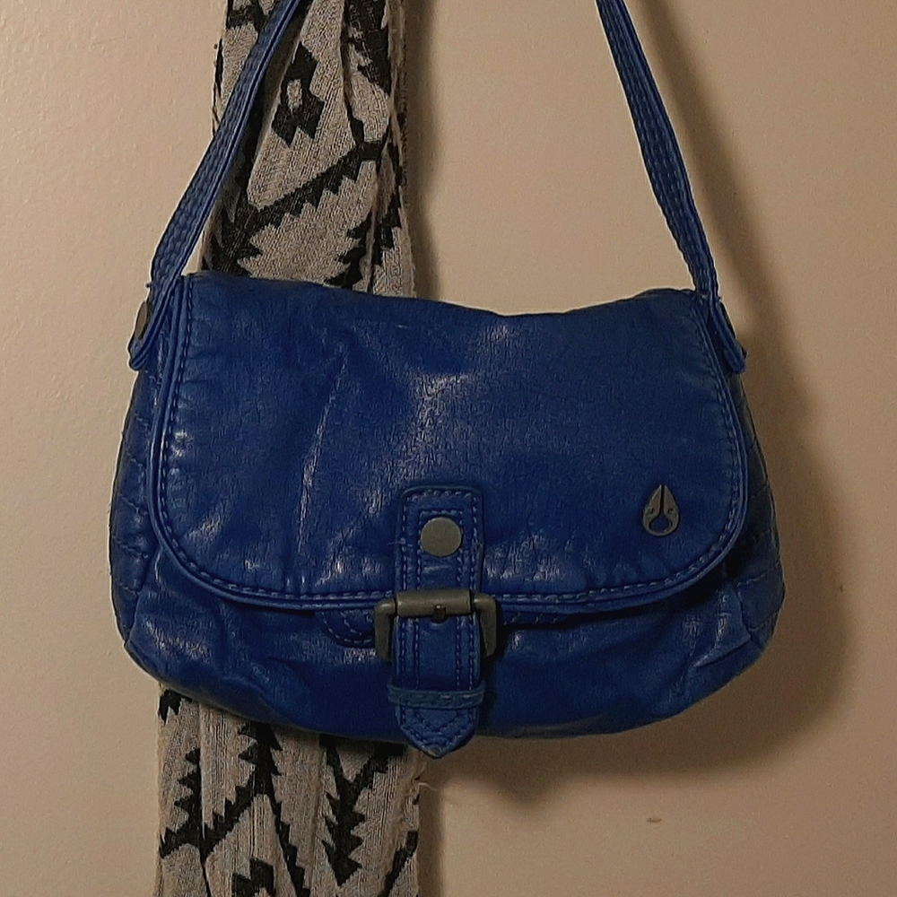 Royal Blue Leather Nixon Purse